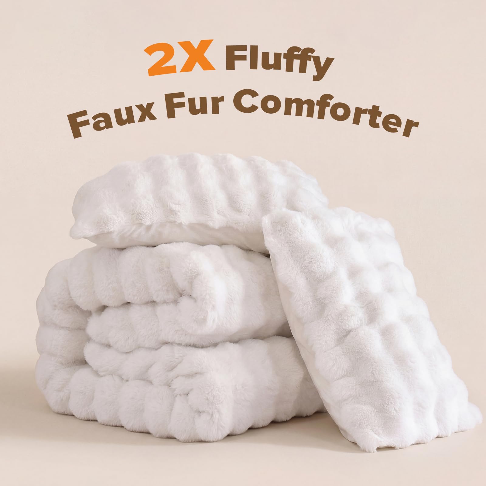 YIKUSH gros plan fausse fourrure doux et aspect luxueux