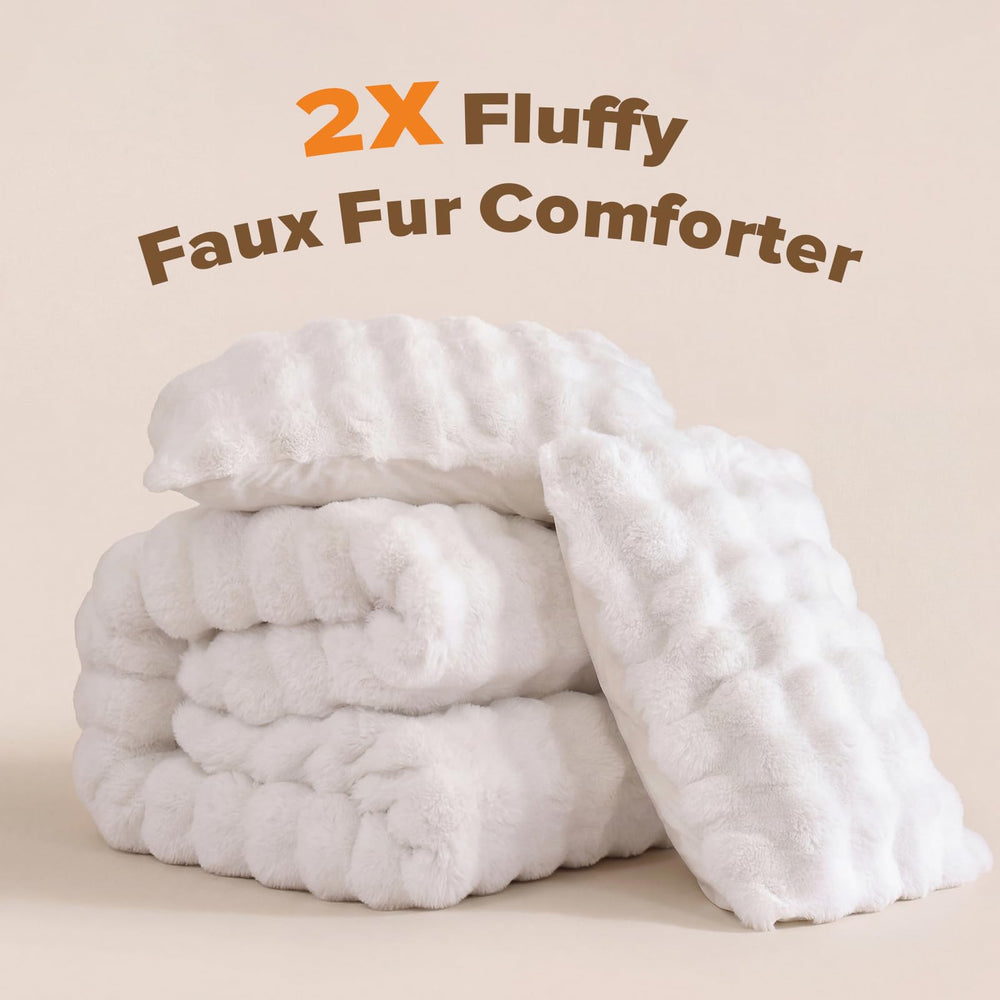 YIKUSH gros plan fausse fourrure doux et aspect luxueux