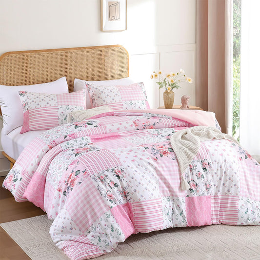 YIKUSH gros plan motif floral rose souligne style cottagecore