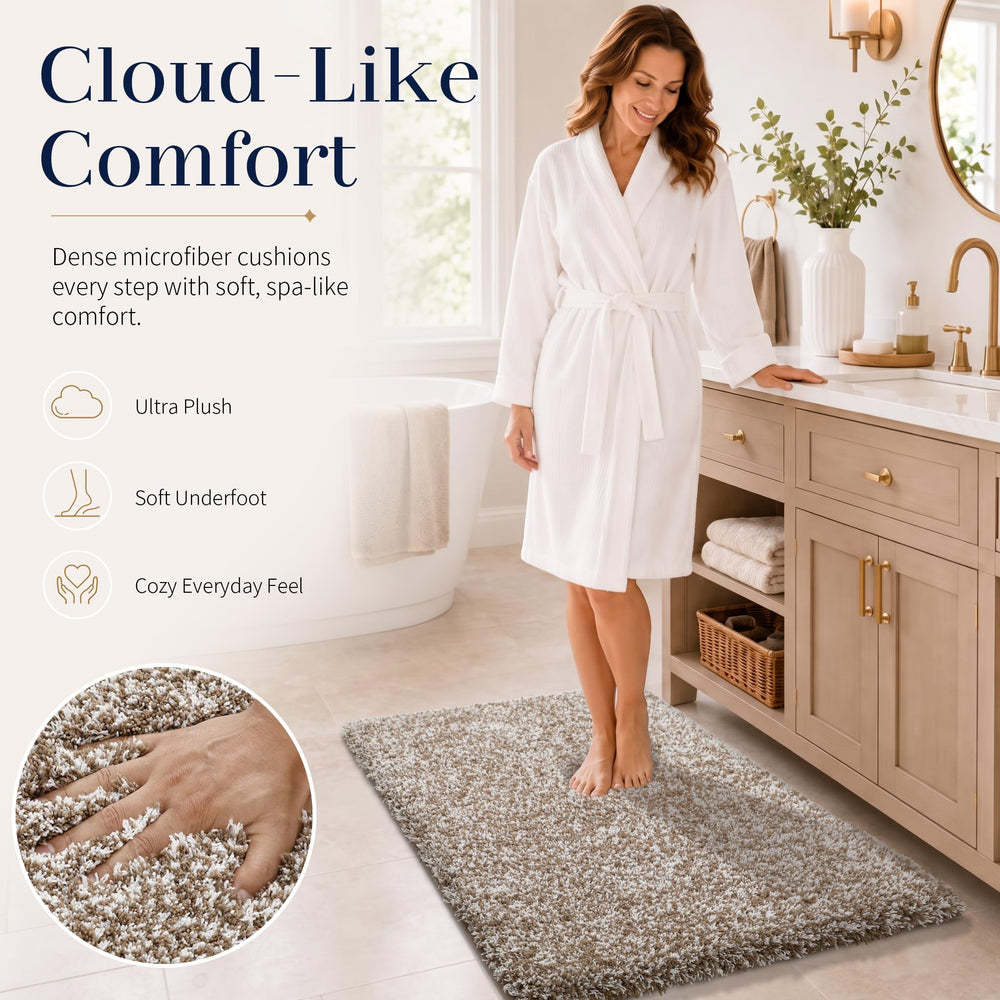 Yimobra gros plan fibres microfibre montrant douceur et absorption rapide