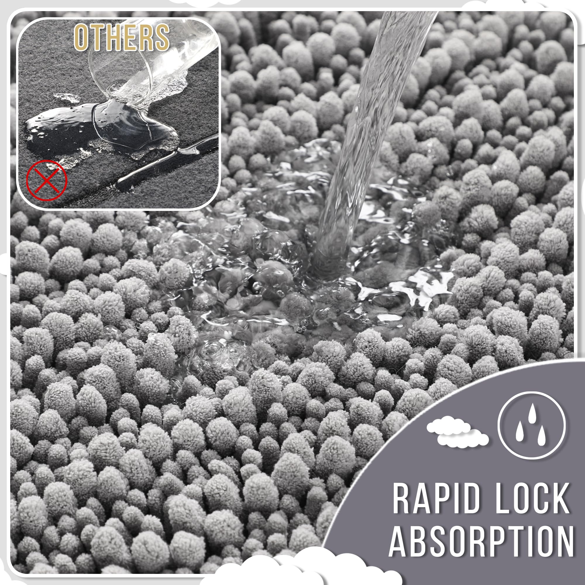 Yimobra démonstration d'absorption rapide pour garder le sol sec