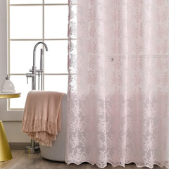 YJ YANJUN gros plan dentelle montrant motifs floraux et texture élégante