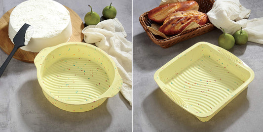 YK GDYORKITCHEN moule rond vue rapprochée polie pour un démoulage facile