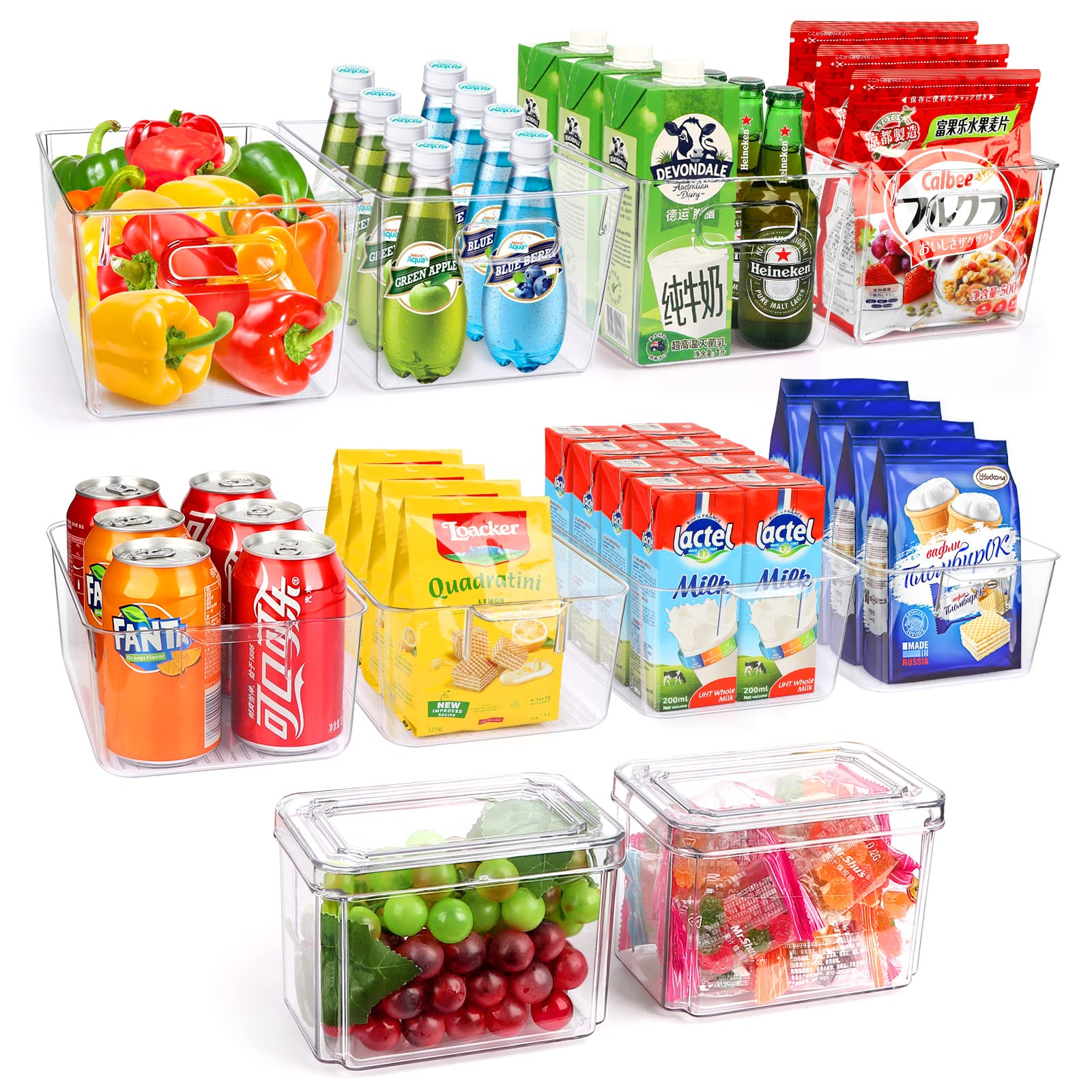 YKIOKE bac devant packaging montrant lot de 10 pour rangement visible