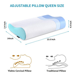 Ylekto housse ice silk détachable montrant toucher frais et lavage facile