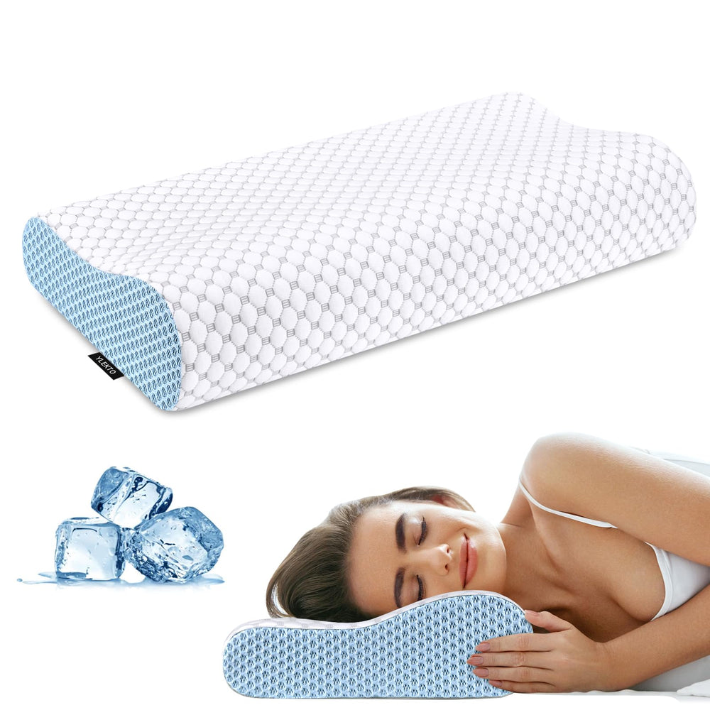 Ylekto oreiller face avant montrant soutien cervical et confort