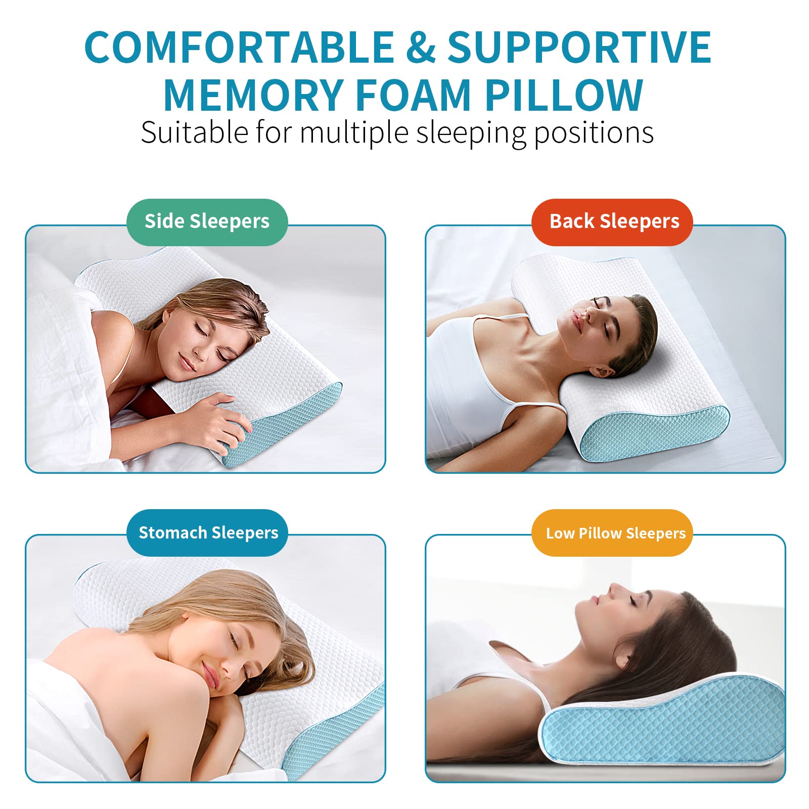 Ylekto oreiller dans chambre lifestyle montrant amélioration du confort nocturne