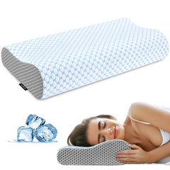 Ylekto oreiller face avant montrant design ergonomique et bénéfice soutien