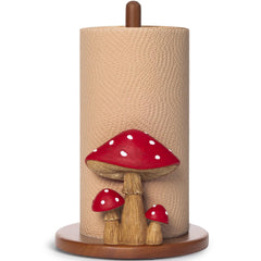 YLOVAN porte-essuie-tout champignon face, ajoute charme cottagecore et fonctionnalité
