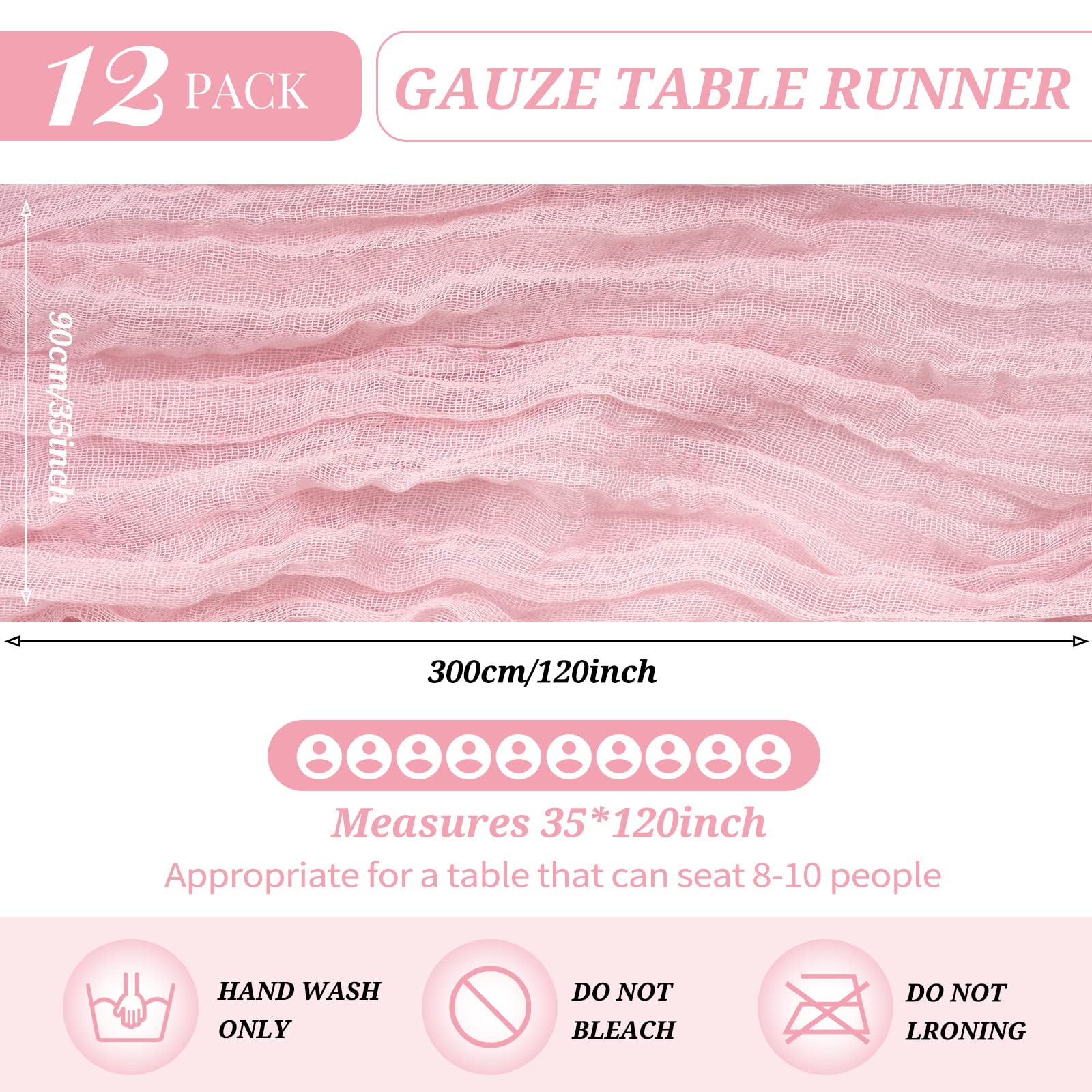 YMHPRIDE gros plan texture gauze, apporte effet bohème