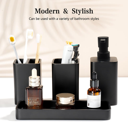 YMXYJM distributeur de lotion en résine, dose propre et pratique