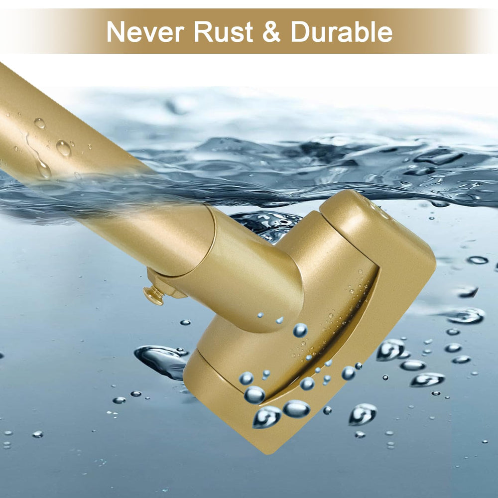 YNL tringle en usage avec rideau pour confort de douche