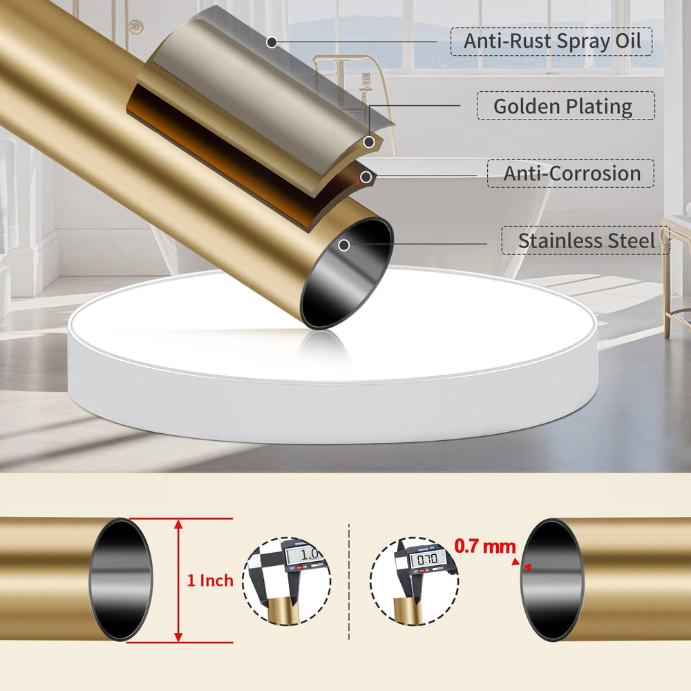 YNL tube télescopique détail de rotation, ajuste la tension sans outils