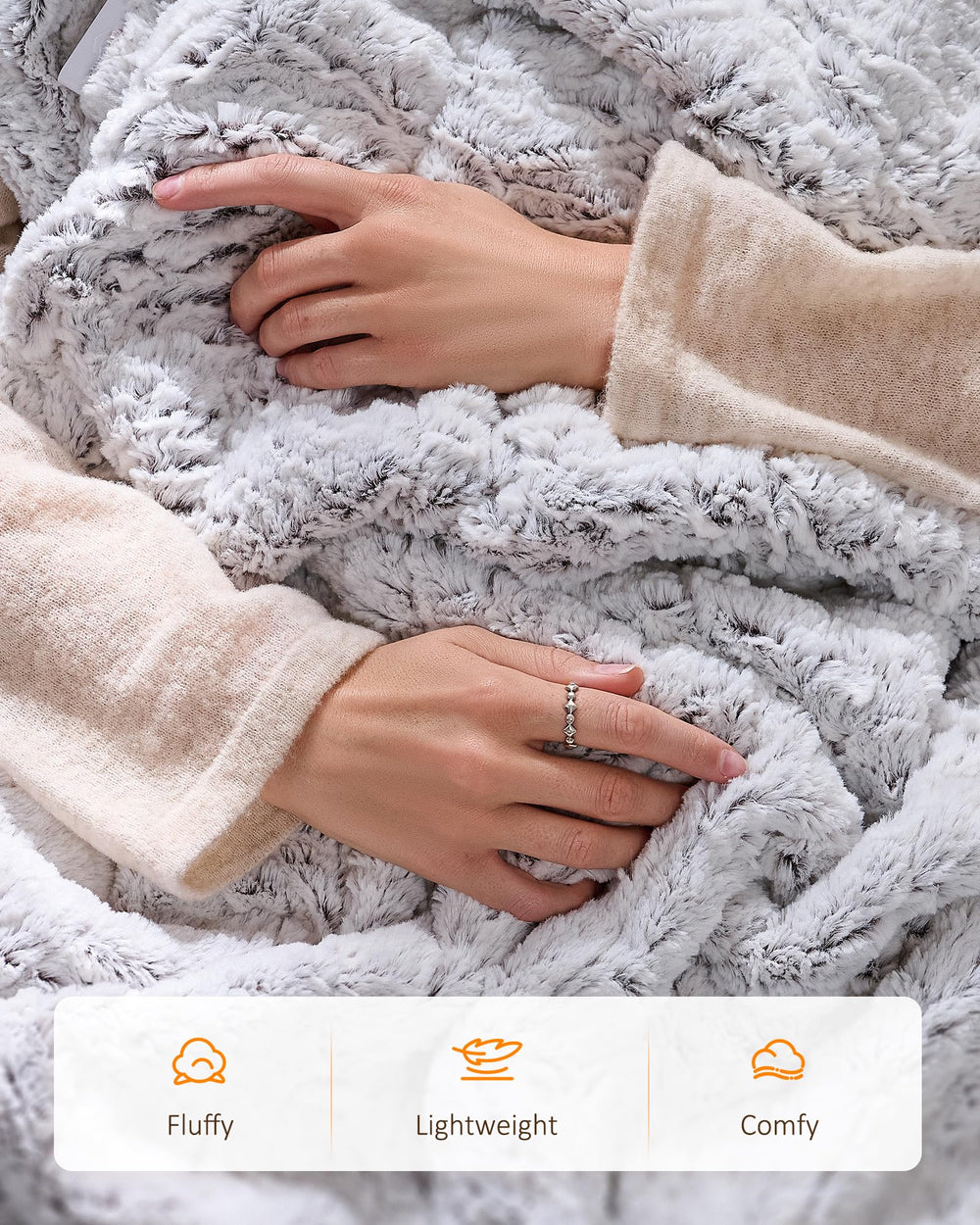 Yokimisu plaid étalé sur lit twin pour chaleur ciblée et confort