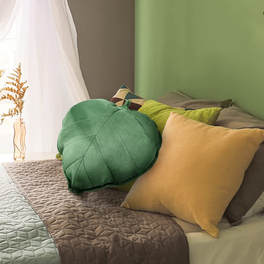 Yookeer gros plan texture tissu feuille 3D, douceur visible pour confort d'appui