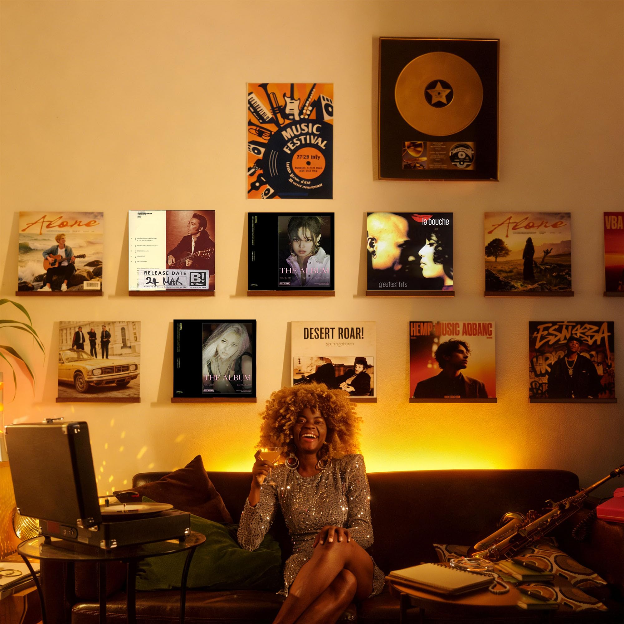 Boîte cadeau Yoolume élégante prête à offrir pour amateurs de vinyle