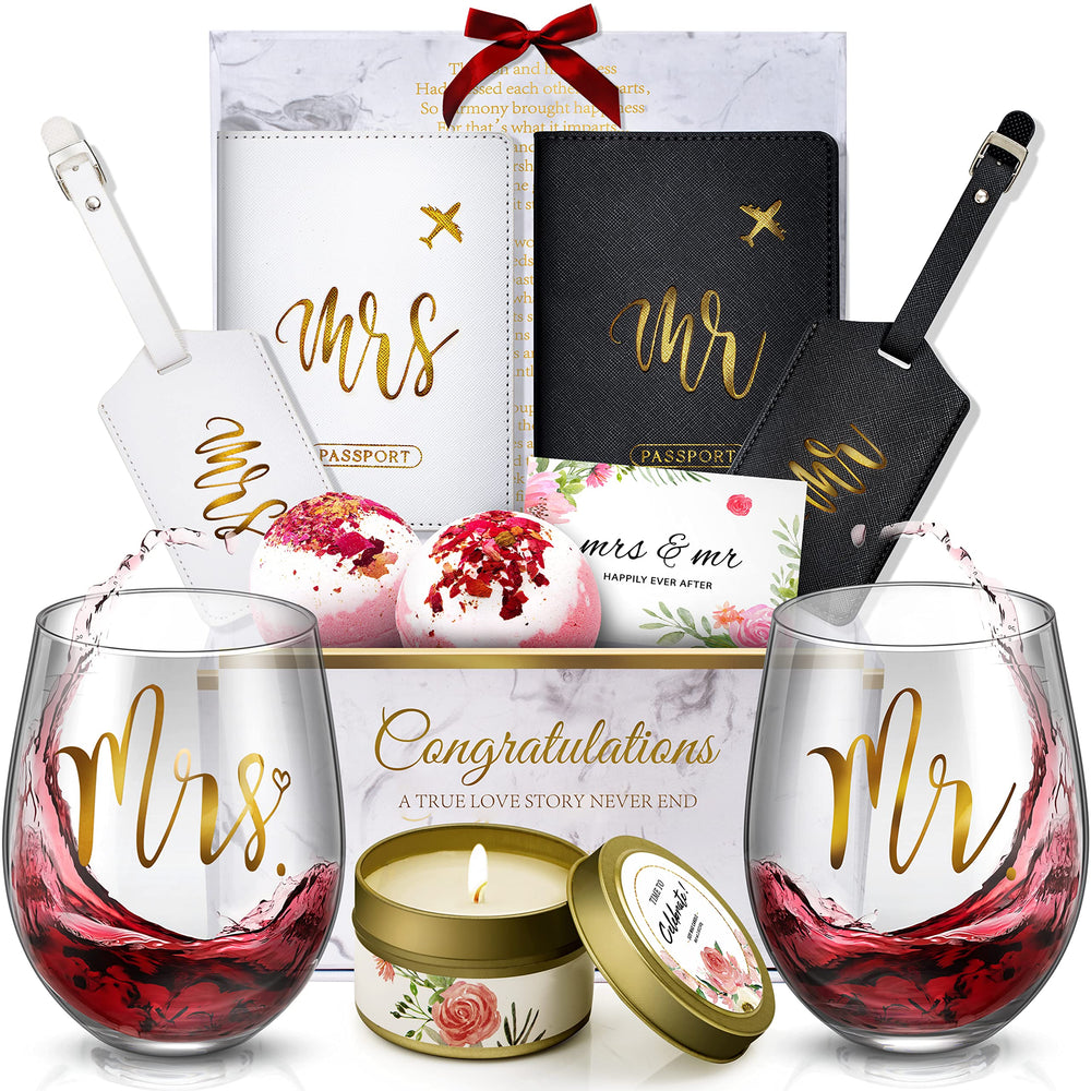 Yorktend coffret marbré ouvert montrant tous les articles, cadeau élégant