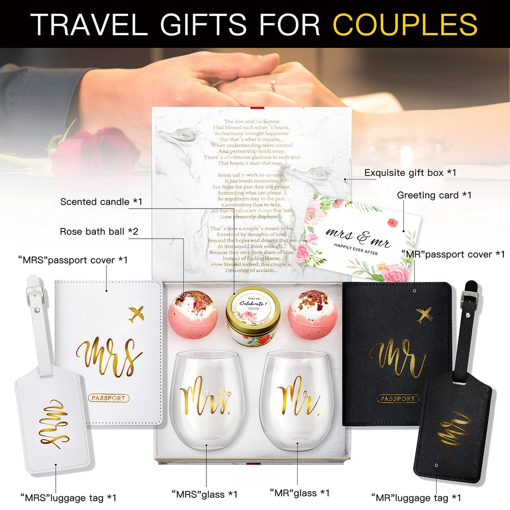 Yorktend protège-passeports MRS et MR en simili-cuir, protection pratique