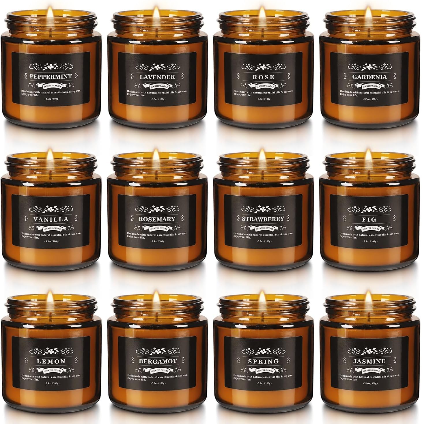 YOROXRG boîte face avant montrant 12 parfums pour un cadeau polyvalent