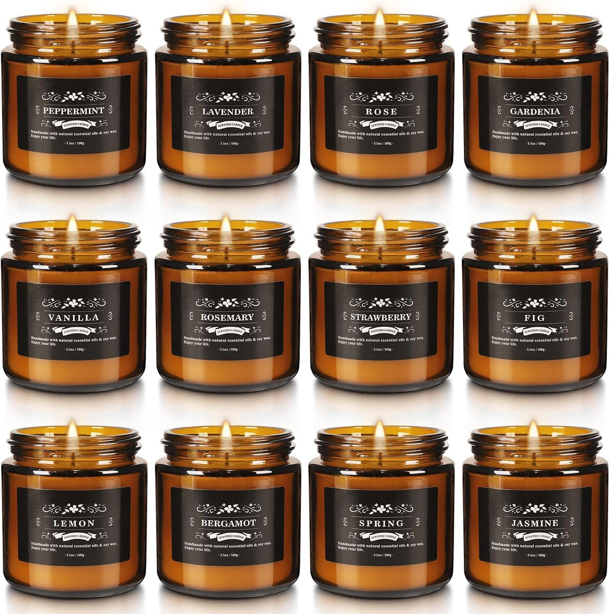 YOROXRG boîte face avant montrant 12 parfums pour un cadeau polyvalent
