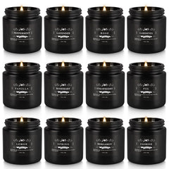 YOROXRG coffret face montrant les 12 pots, beau rendu cadeau