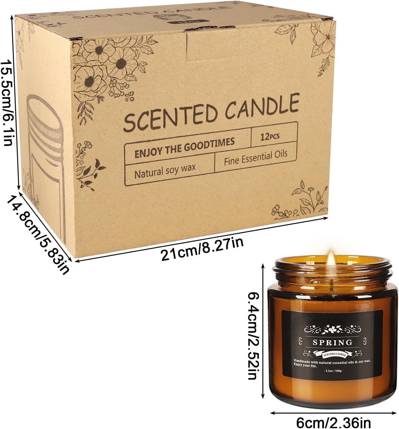 YOROXRG étiquette détaillant huiles essentielles naturelles et parfums