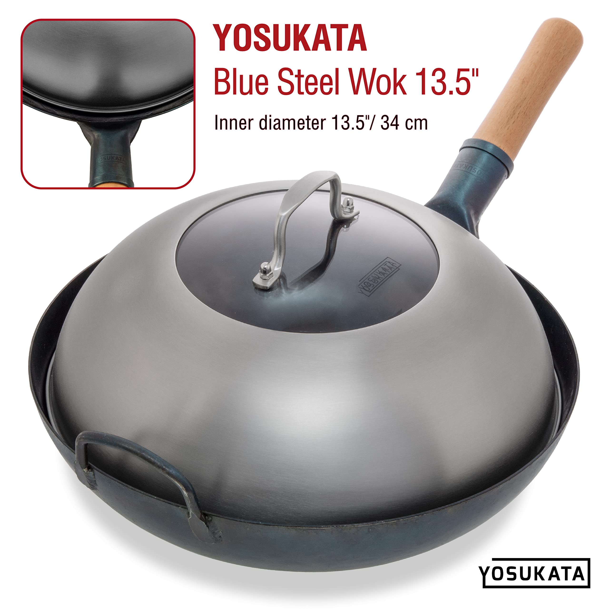 YOSUKATA couvercle à côté d’ustensiles pour montrer l’échelle et la compatibilité