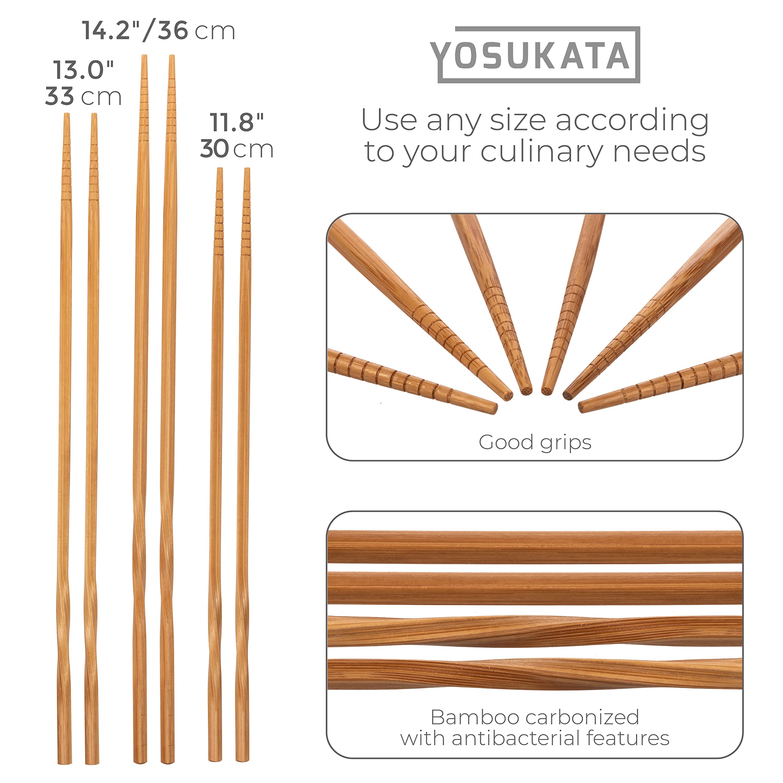 YOSUKATA manche polie confortable garantissant prise sûre