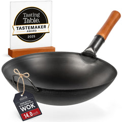 YOSUKATA wok face avant montrant forme ronde et capacité optimale