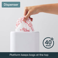 YouCopia StoraBag couvercle ouvert pour vidage et recyclage simples