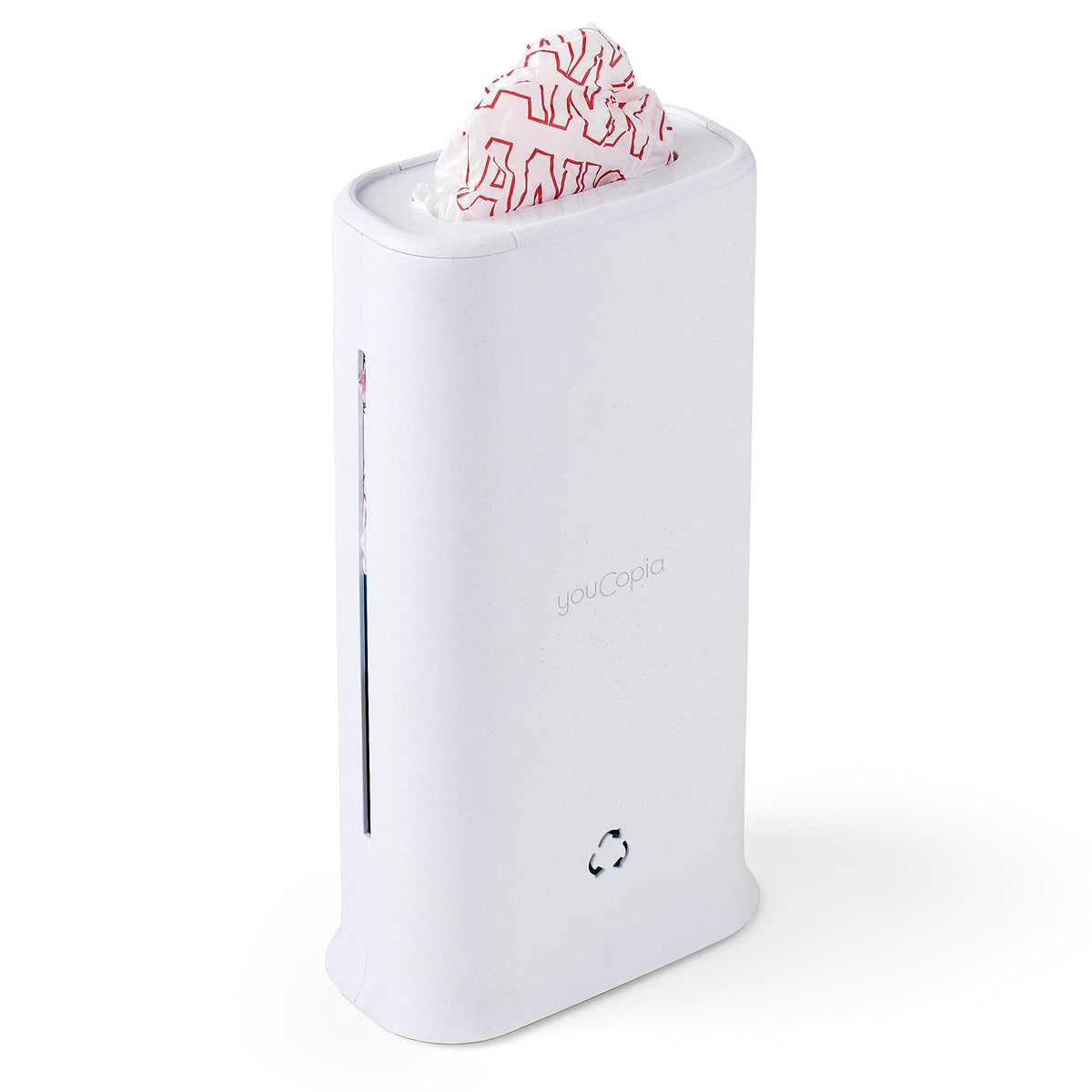 YouCopia StoraBag face avant montrant rangement compact et gain d'espace