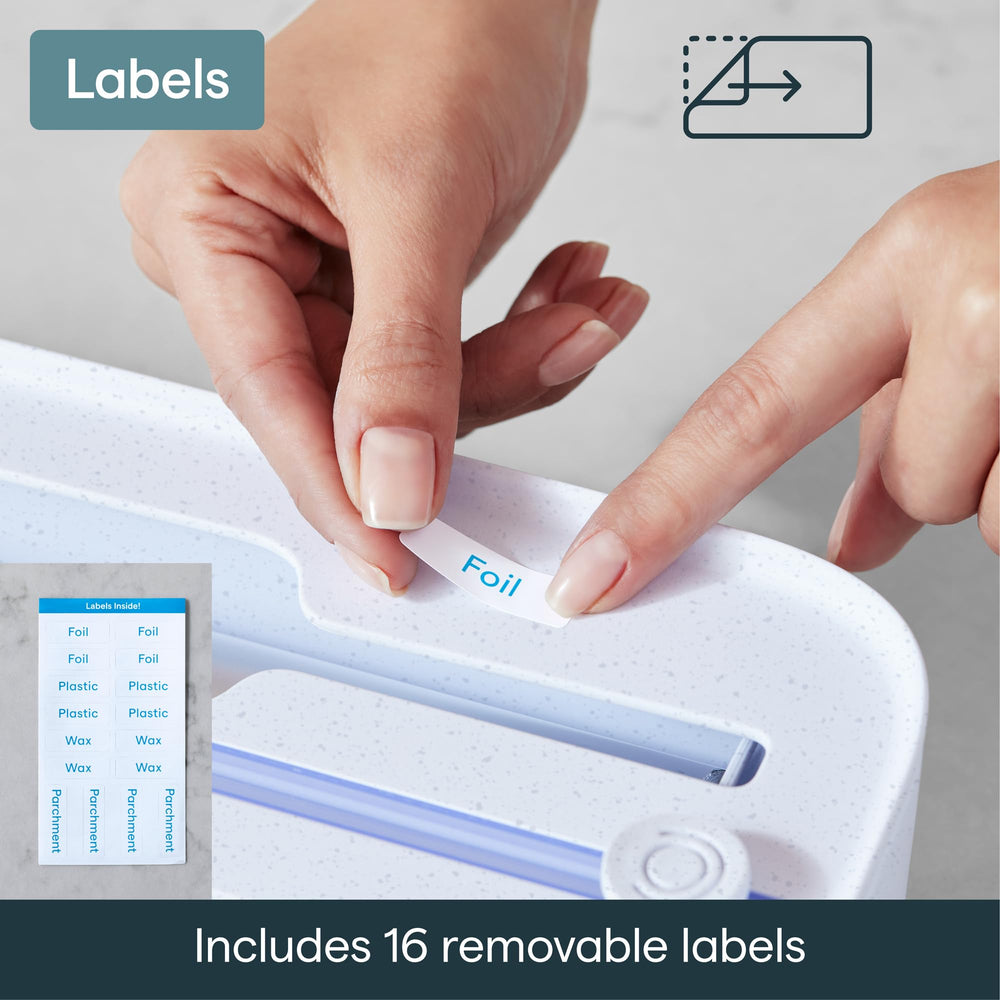 YouCopia StoraRoll étiquettes incluses pour identification rapide des rouleaux