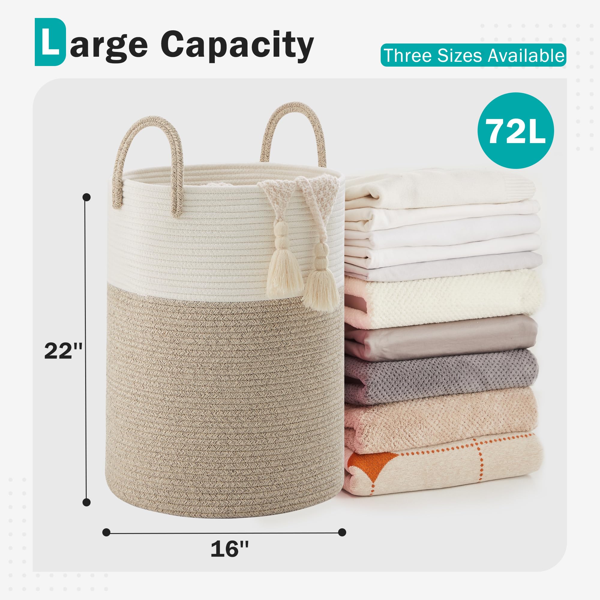 YOUDENOVA gros plan tressage corde coton montrant qualité durable