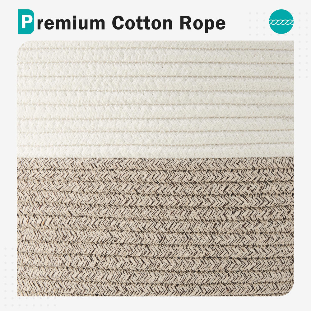 YOUDENOVA panier rempli de linge blanc capacité pratique