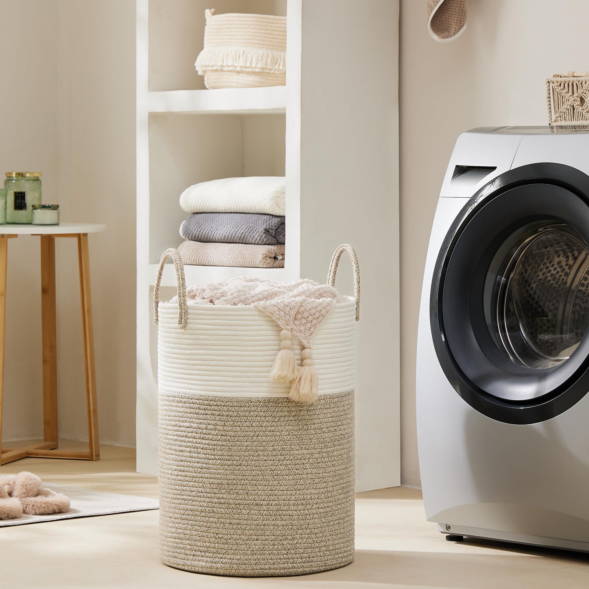 YOUDENOVA panier plié à plat gain de place pour stockage