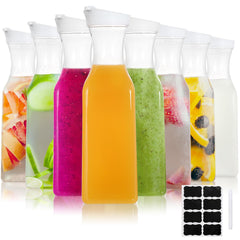 YOUEON carafe face avant transparente montrant capacité et forme — pratique pour organisation