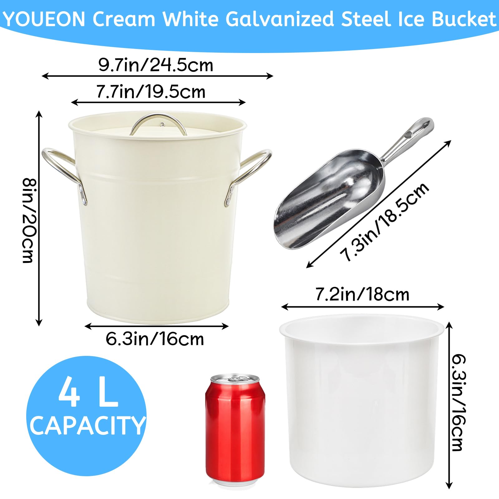 YOUEON doublure intérieure amovible pour nettoyage facile et isolation