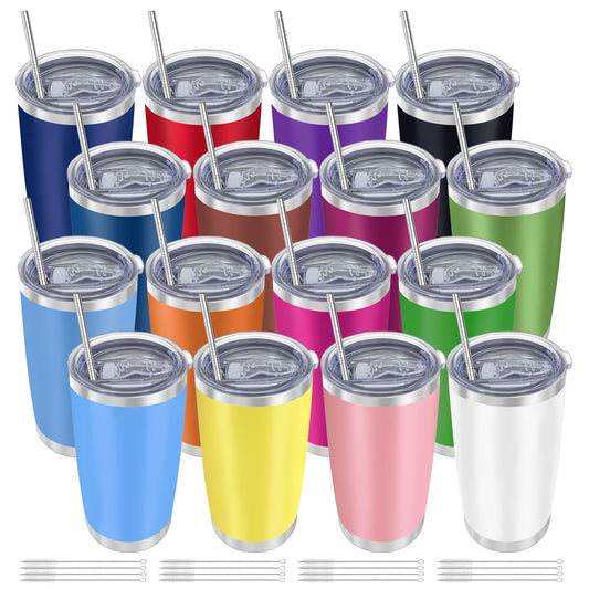 YOUKE OLA gobelet face pack montrant 16 gobelets multicolores, utile pour événements