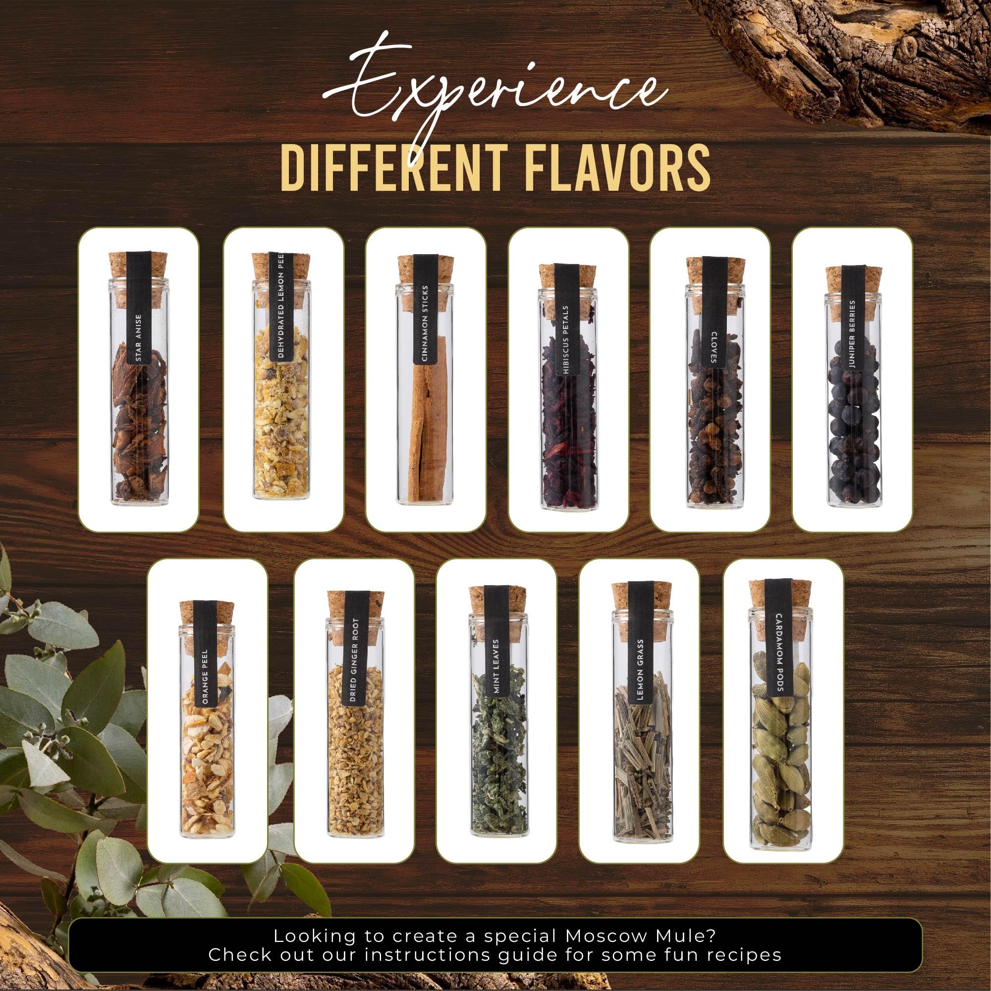 Your Dream Party Shop assortiment de 11 botanicals pour infuser et varier les arômes