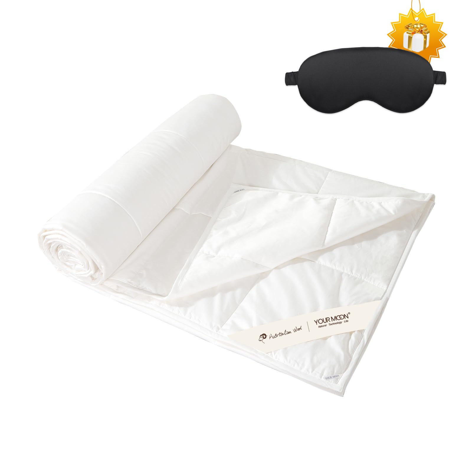 YOUR MOON couette face montrant surface lisse et confort
