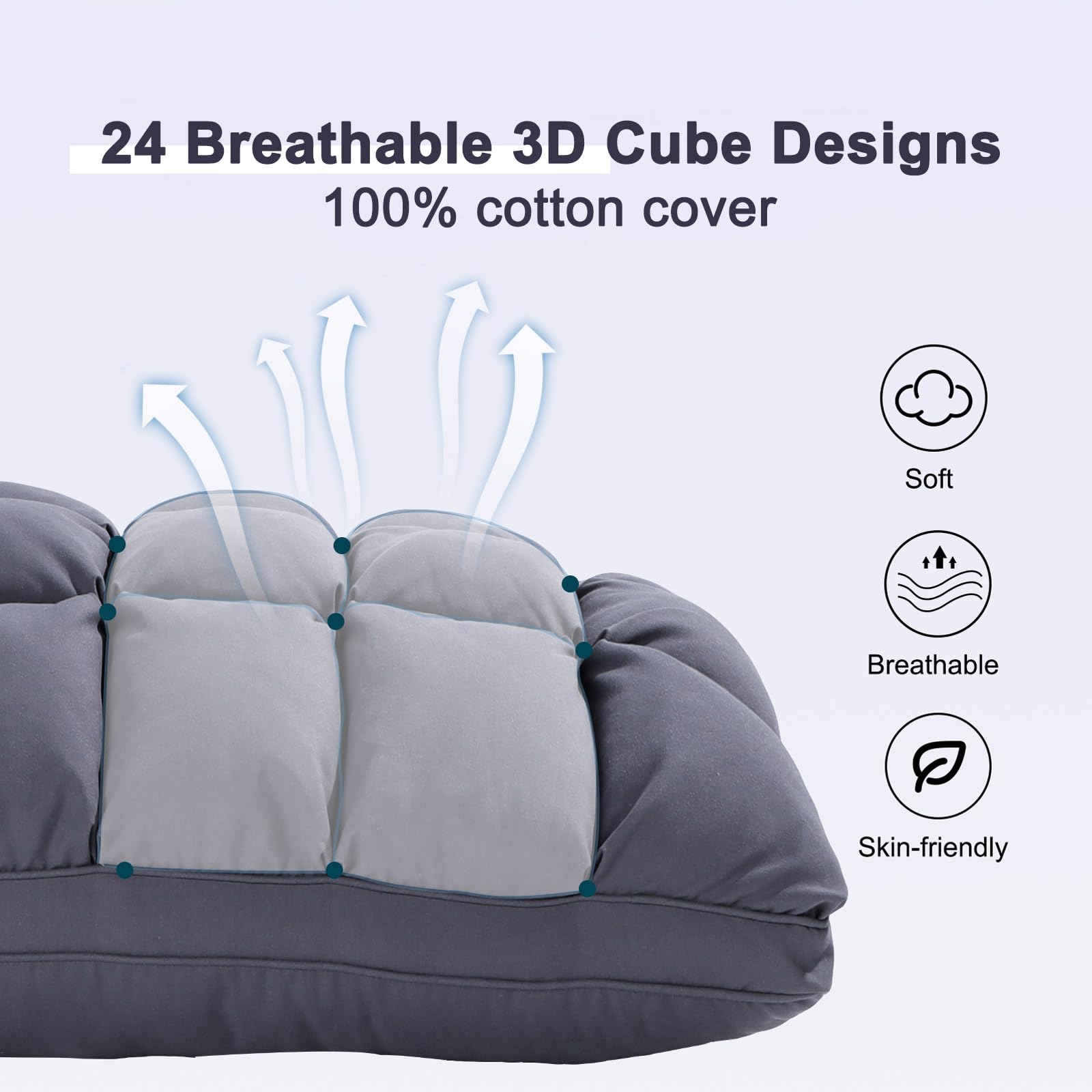 YOUR MOON oreiller utilisé pour dormir sur le côté maintien ergonomique