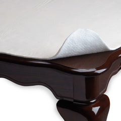 Yourtablecloth gros plan sur texture matelassée en vinyle et protection thermique