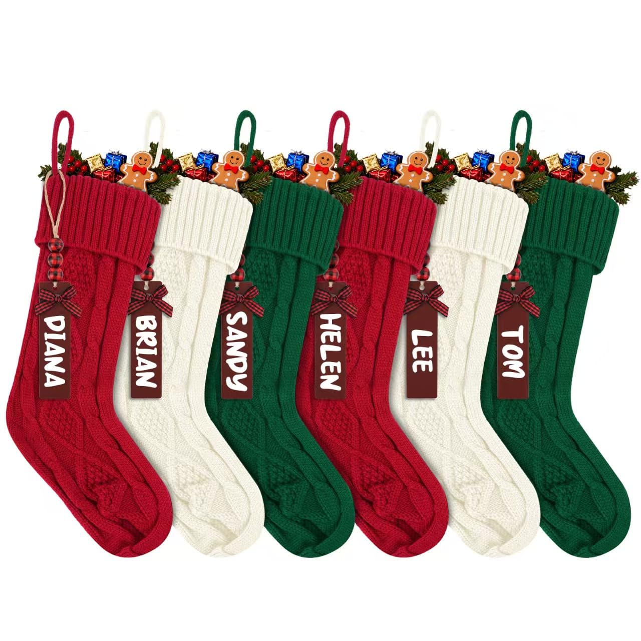YSZquildore ensemble six chaussettes devant apportant décoration coordonnée