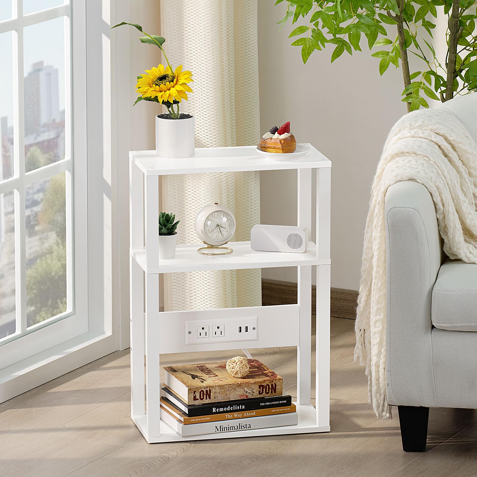 YUFAM comparaison échelle montrant dimensions compactes et gain de place