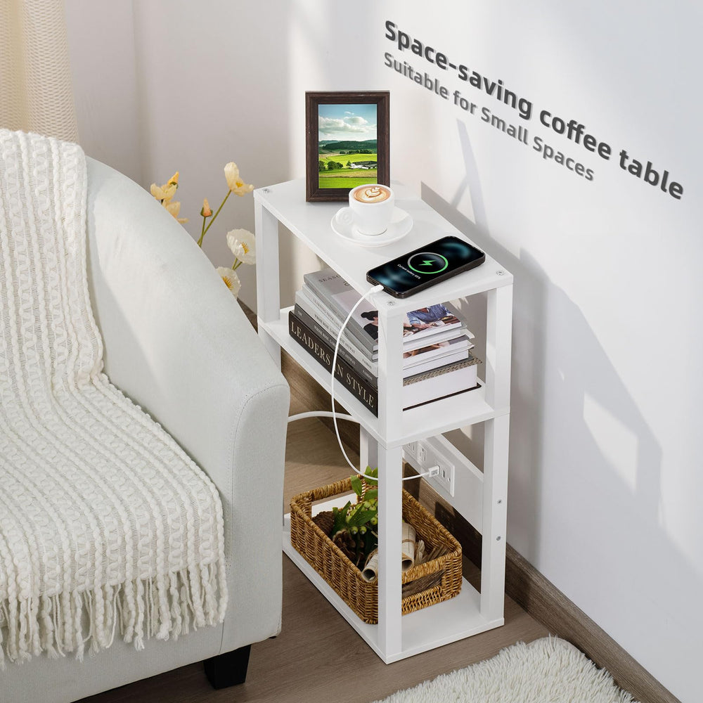 YUFAM station de recharge intégrée avec prise AC et 2 ports USB pour charger facilement