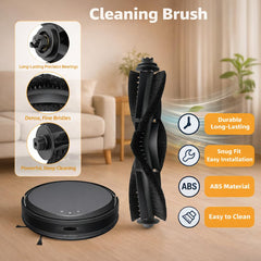 YUJINRU six brosses latérales en gros plan, nettoyage des bords amélioré