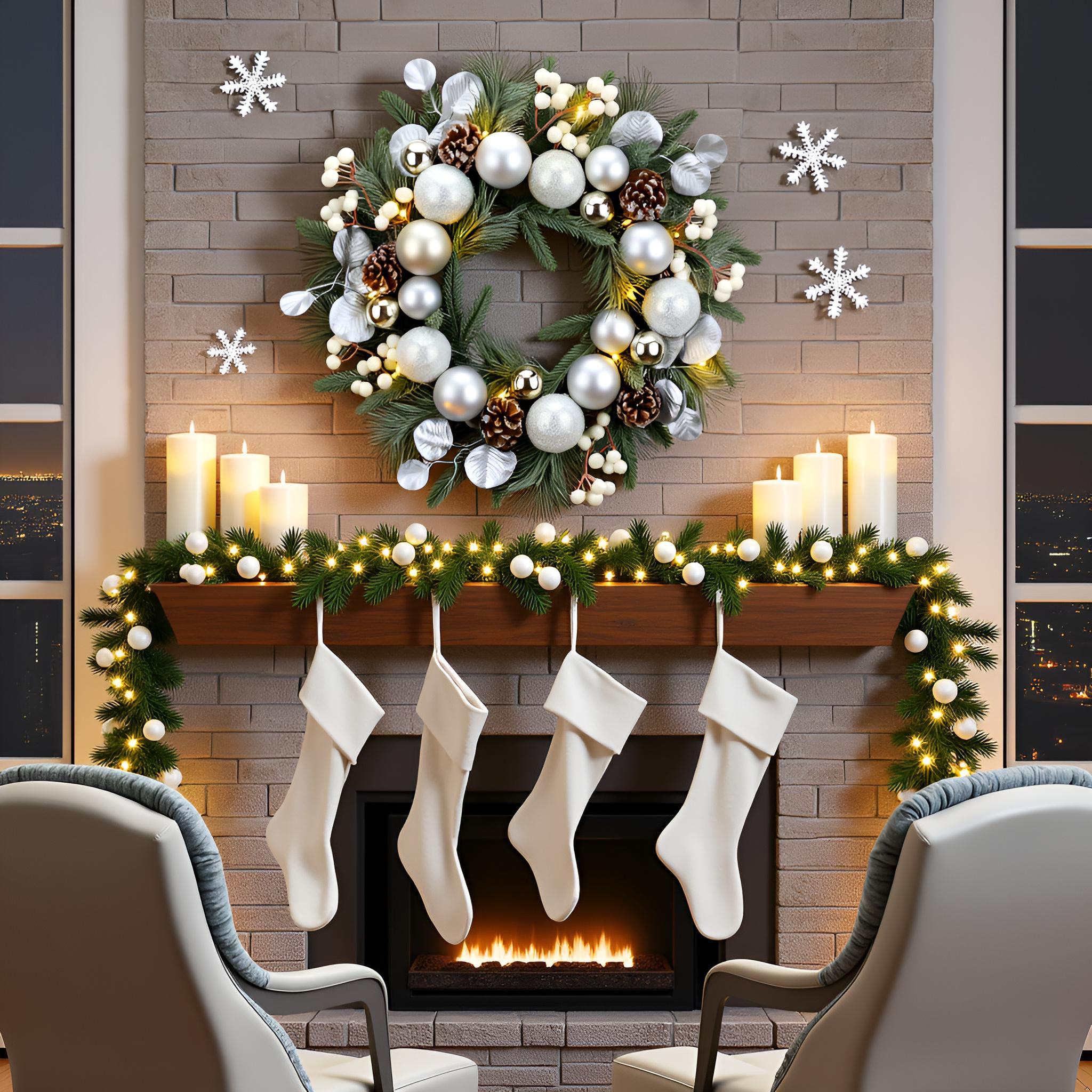 YULETIME armature rotin naturel garantissant look authentique