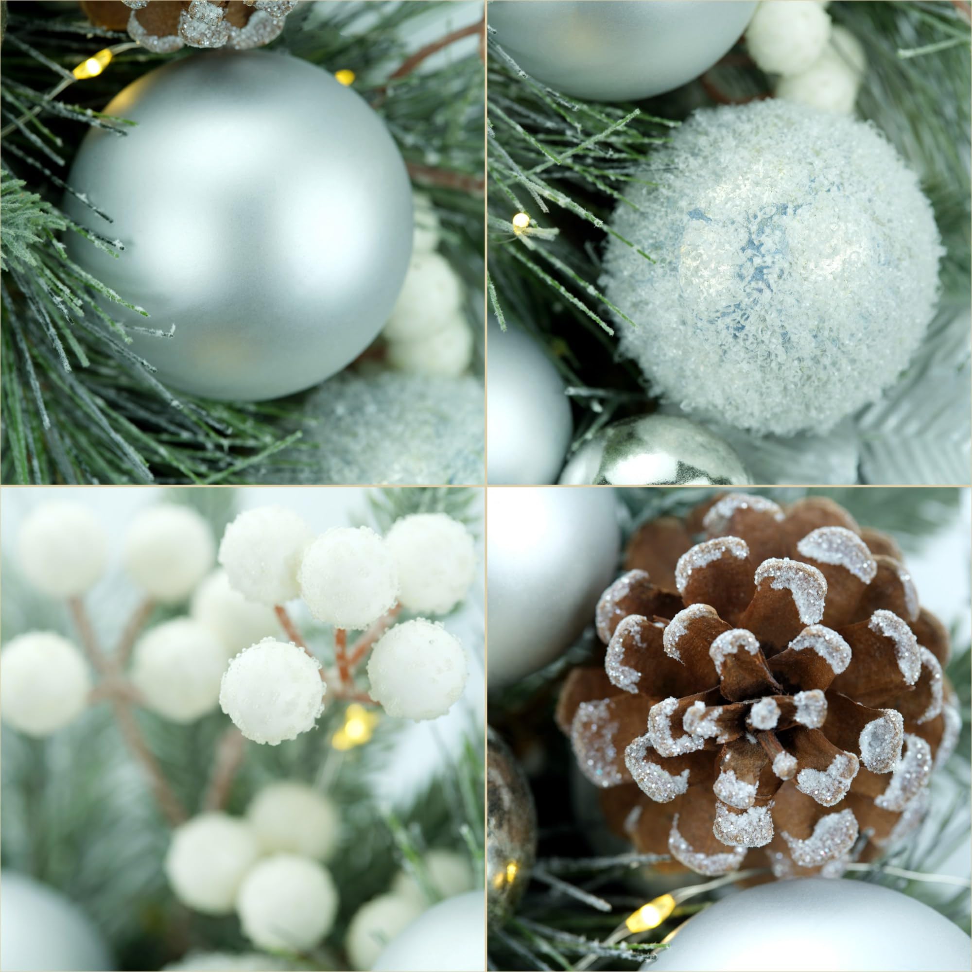YULETIME boîtier piles arrière pour installation sans fil