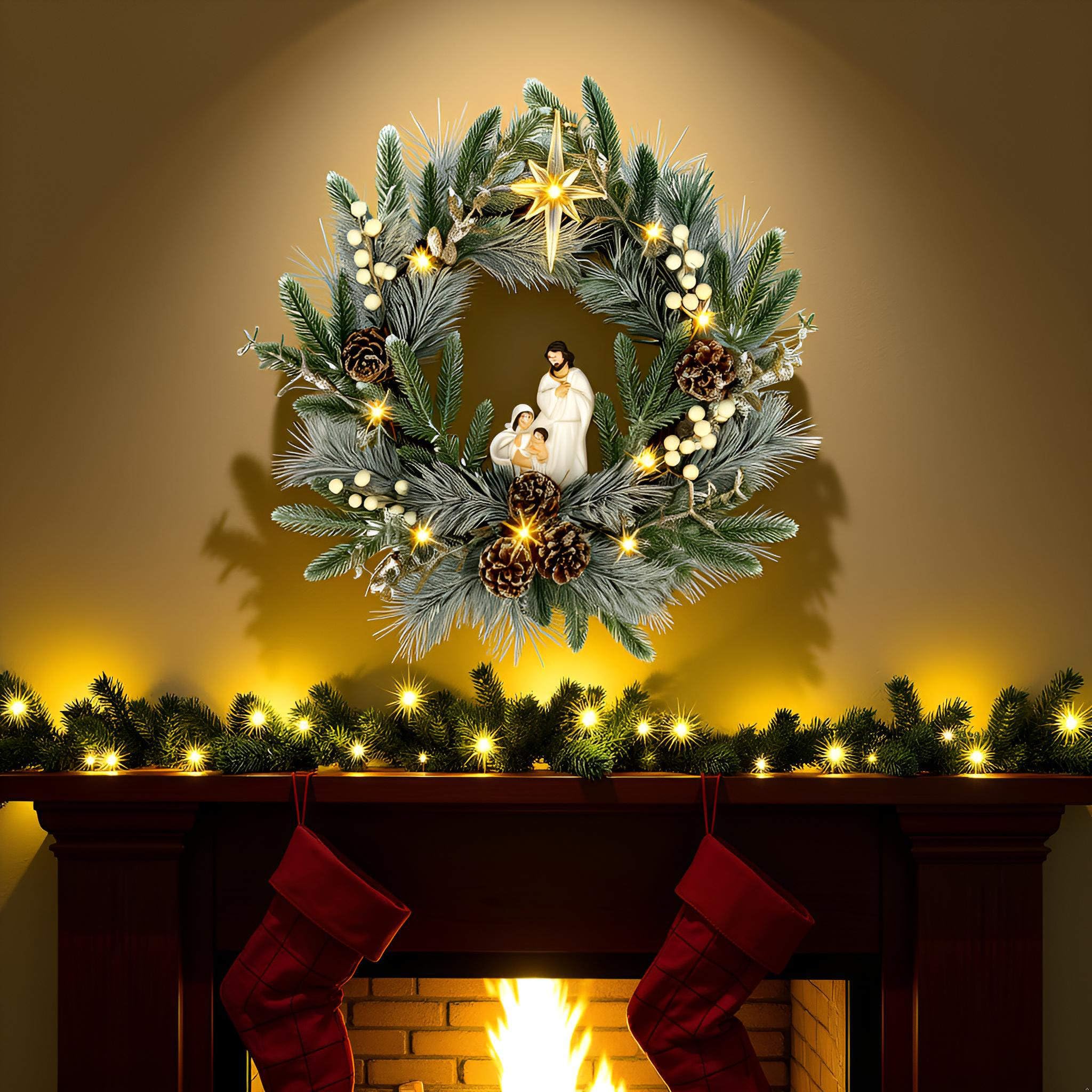 YULETIME comparaison d’échelle montrant la taille réelle de la couronne
