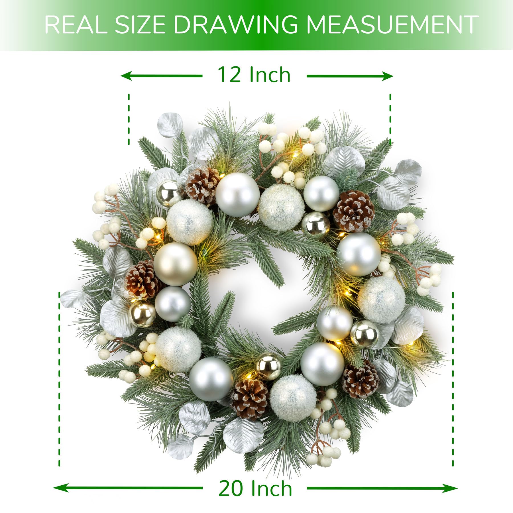 YULETIME éclairage LED blanc chaud créant ambiance cosy